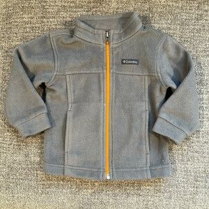 Columbia fleece zip up jacket. Size 12-18 months
